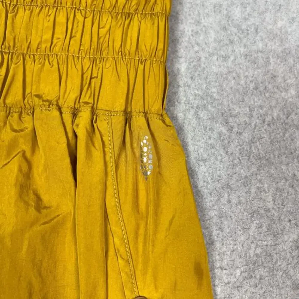 Free People Movement Size Small Gold The Way‎ Home Shorts Athleisure Running